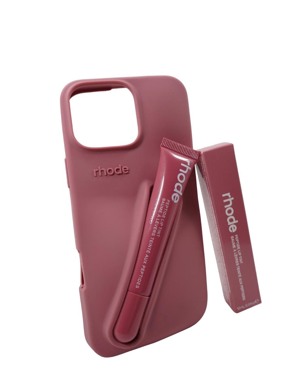 Силиконов калъф за телефон с червило Rhode 14/15 Pro Max Salty Tan