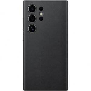 Калъф Samsung Leather Cover за Samsung Galaxy S24 Ultra Черен