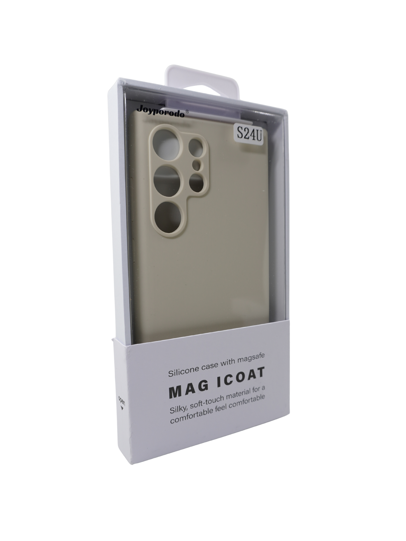 Калъф Full Silicone Cover White Samsung Galaxy S24 Ultra